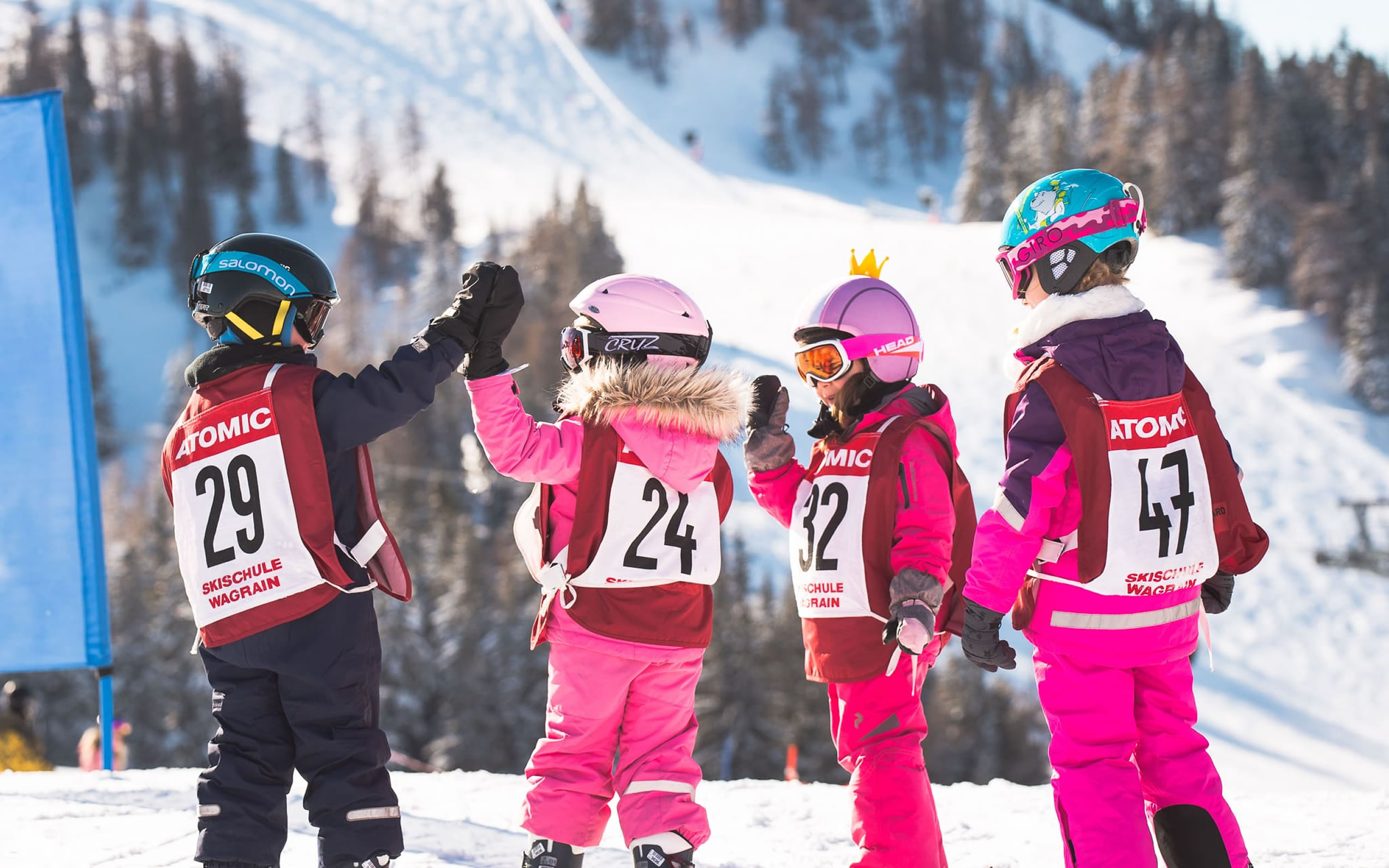 Skischool en snowboardschool voor kinderen in Wagrain 